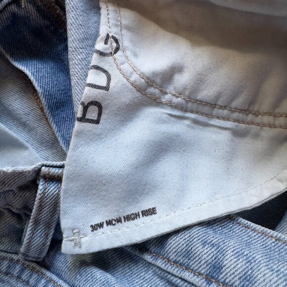 High Rise Jean Shorts - Picture 3 of 4